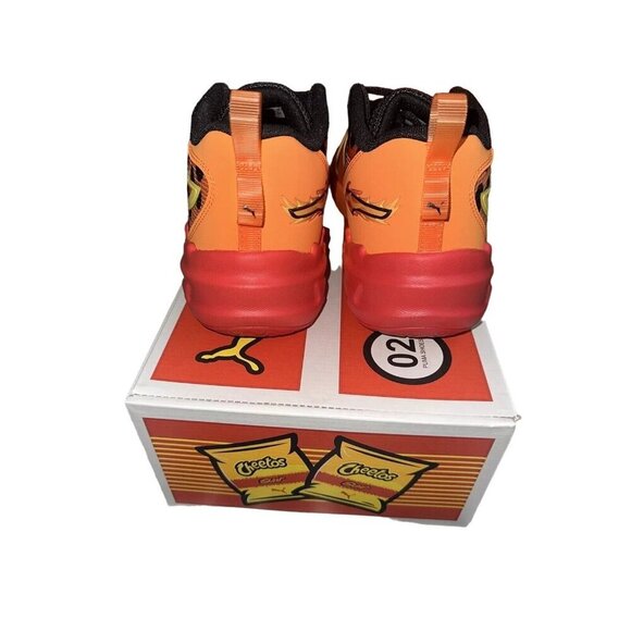 PUMA Cheetos x Scoot Zeros Flamin' Hot Leather Sneaker Kicks sz 14 collaboration - Picture 2 of 7